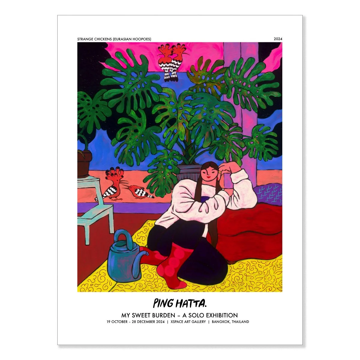 Shop Ping Hatta fashion illustration art prints, printable digital